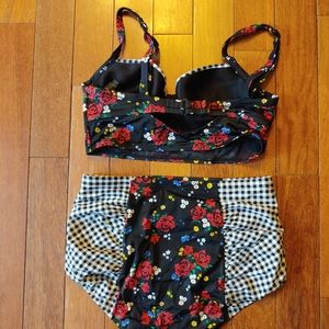 Torrid floral swimsuit